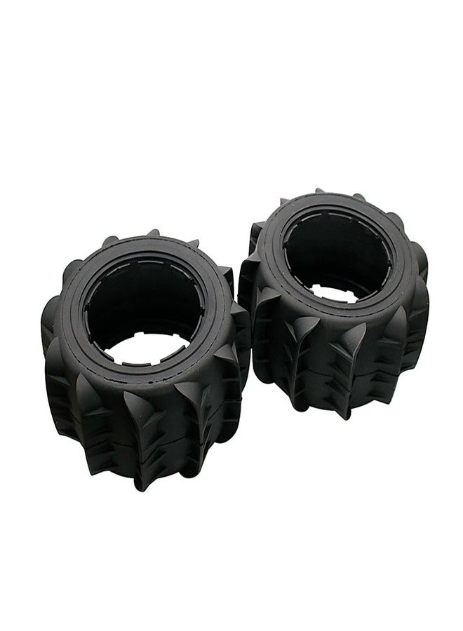 FLMLF Sand Wheel Tire Skin Set Universal Front Rear Tyre for 1/5 HPI ROFUN ROVAN KM Baja 5B 5T 5SC SS Kraton 8s Losi DBXL-E 2.0 - Image 5